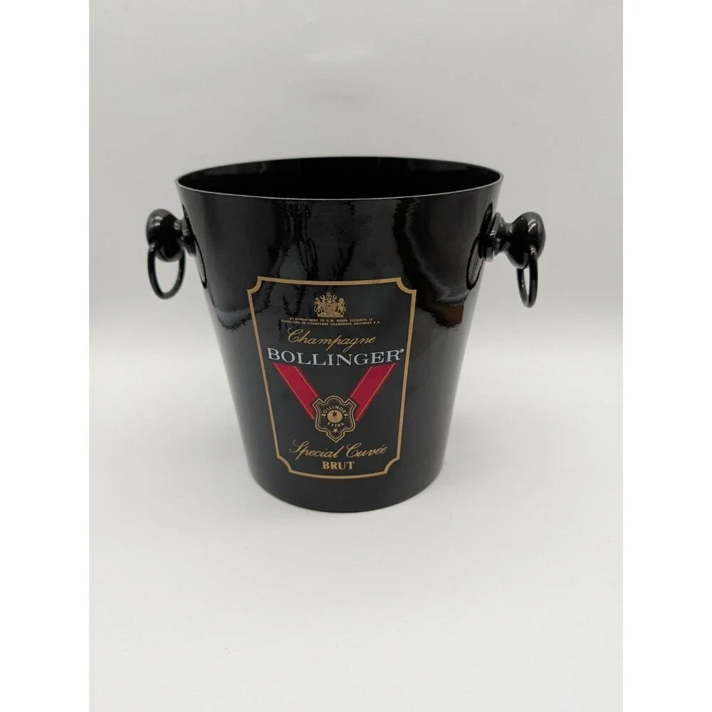 VINTAGE FRENCH CHAMPAGNE BOLLINGER ALUMINIUM BUCKET / COOLER